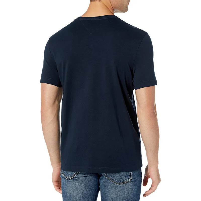 tommy hilfiger mens t shirt crew neck signature stripe tino tee navy0