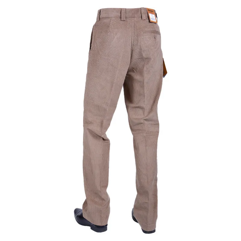 farah classic 687270gp mens corduroy trousers flat straight beech0