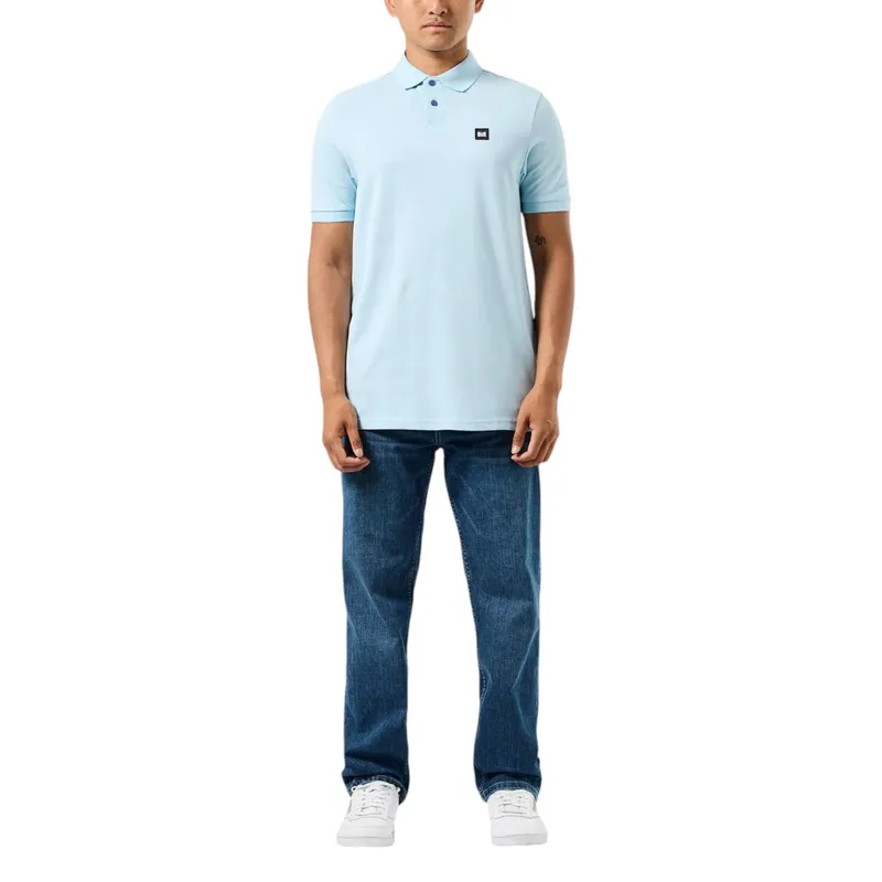 weekend offender mens polo shirts caneiros short sleeve arctic blue0