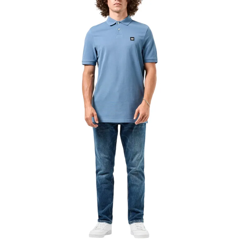 weekend offender mens polo shirts caneiros short sleeve baltic blue0
