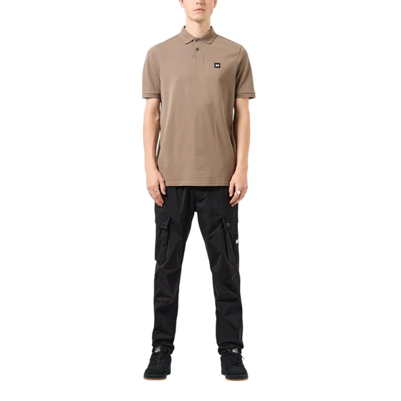 weekend offender mens polo shirts caneiros short sleeve mocha brown0