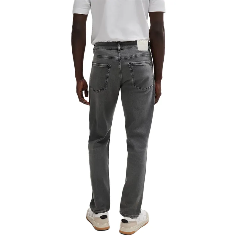 hugo boss mens denim jeans regular straight fit grey0