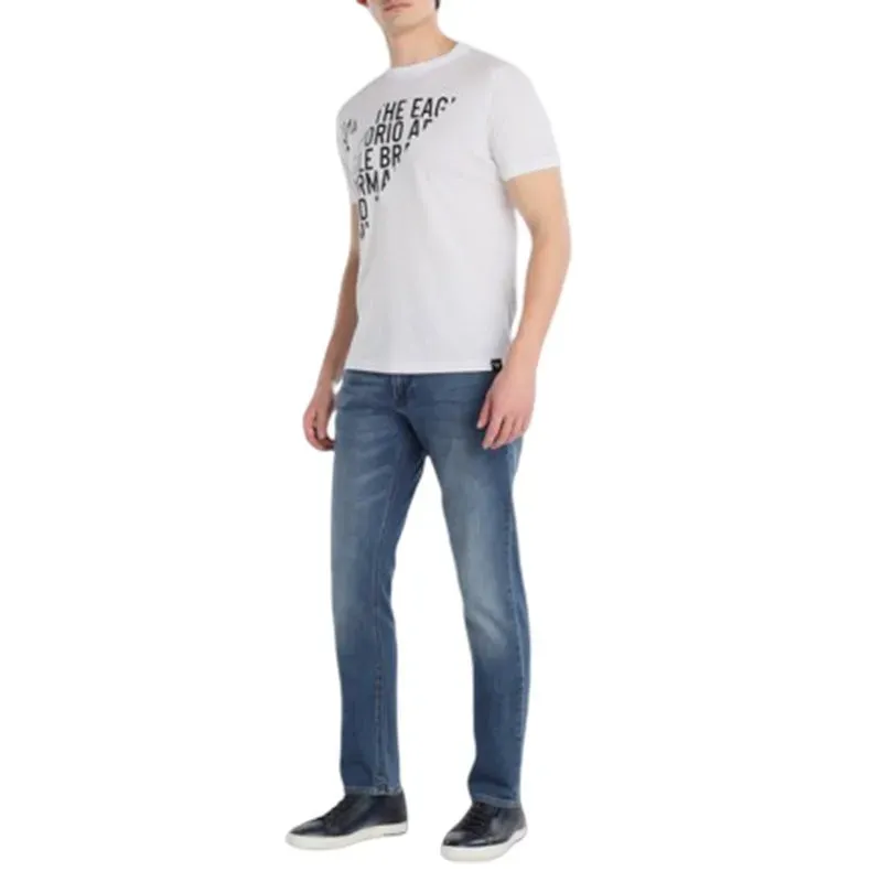 emporio armani j06 3z1j06 1dlrz 0942 mens denim jeans stretch slim fit blue0