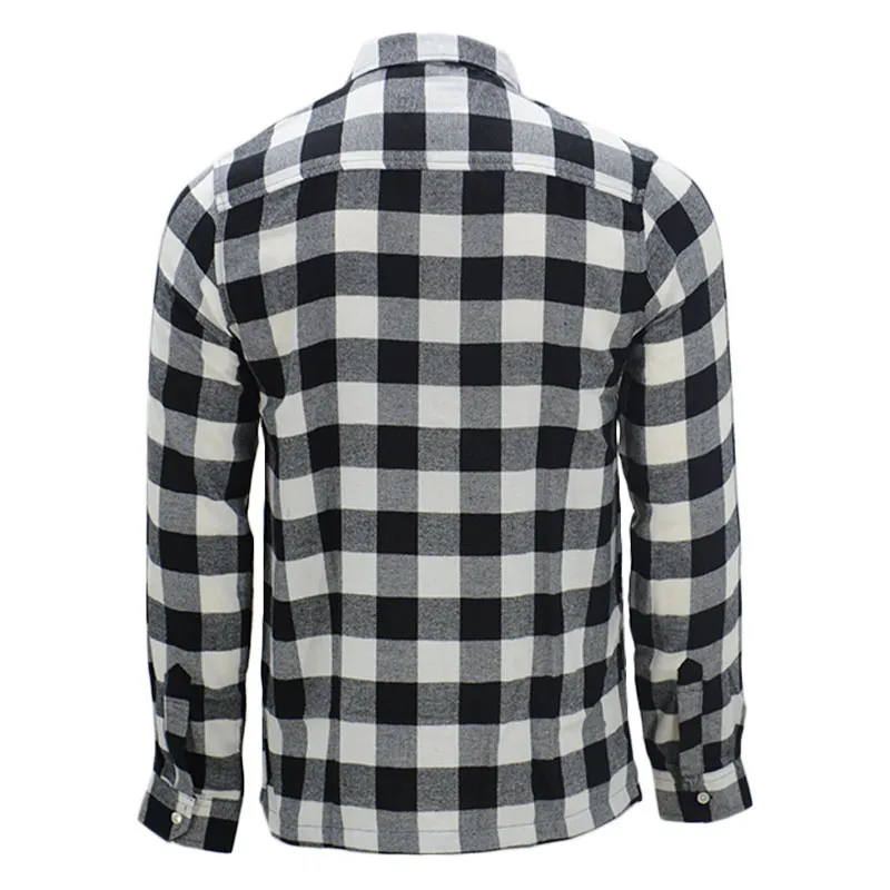 euroclips mens chess check shirts long sleeve no pocket multicoloured0
