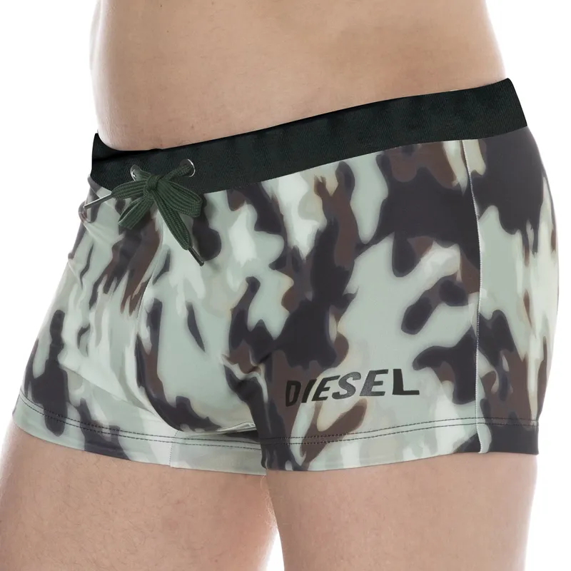 diesel bmbx-brad mens swim brief shorts camouflage summer beach0
