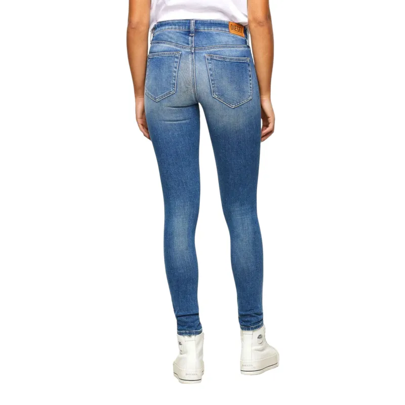diesel slandy 009qs womens denim jeans stretch super slim fit0
