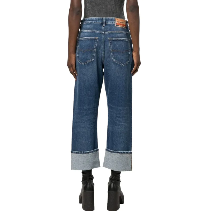 diesel 1999 womens denim jeans loose fit cotton pants0