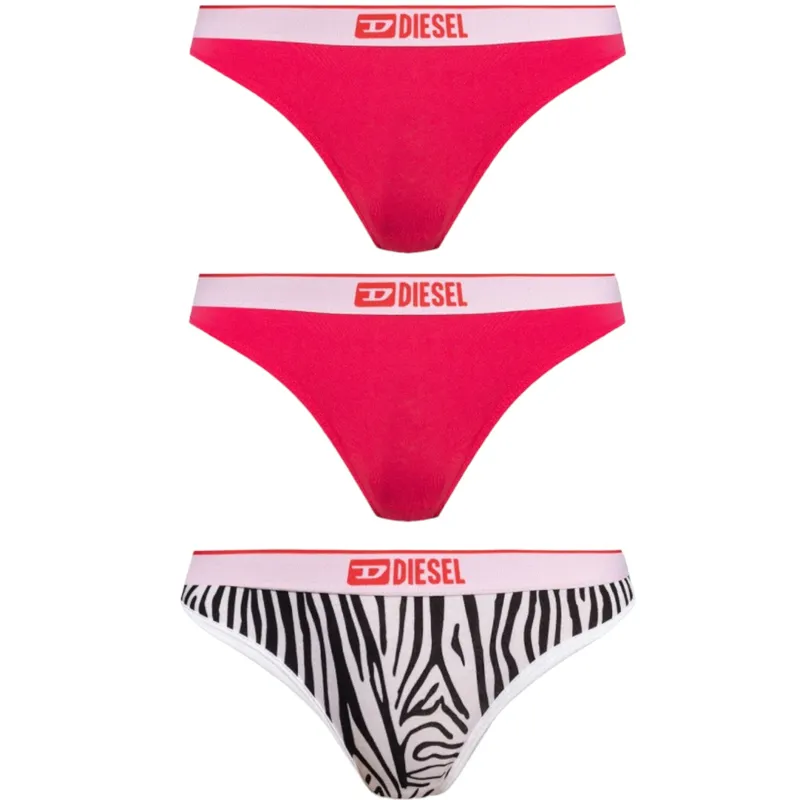 diesel starsey e6480 womens thong 3x pack ladies knickers panties0