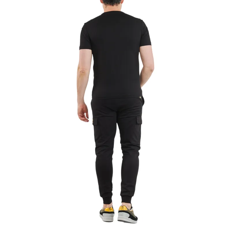 armani ea7 3dpt81 mens t shirt casual cotton top black0