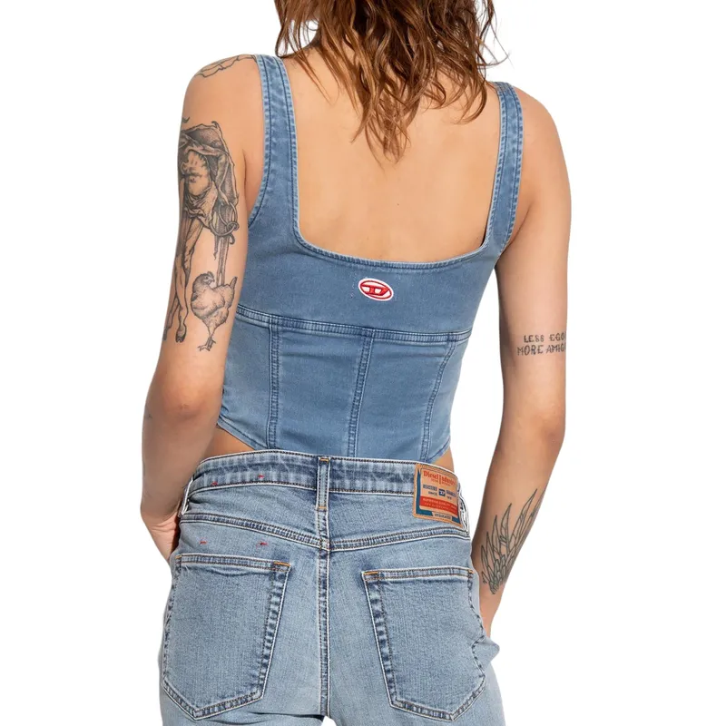 diesel d-gellert-ne womens bodysuits denim jogg jeans beach tops0