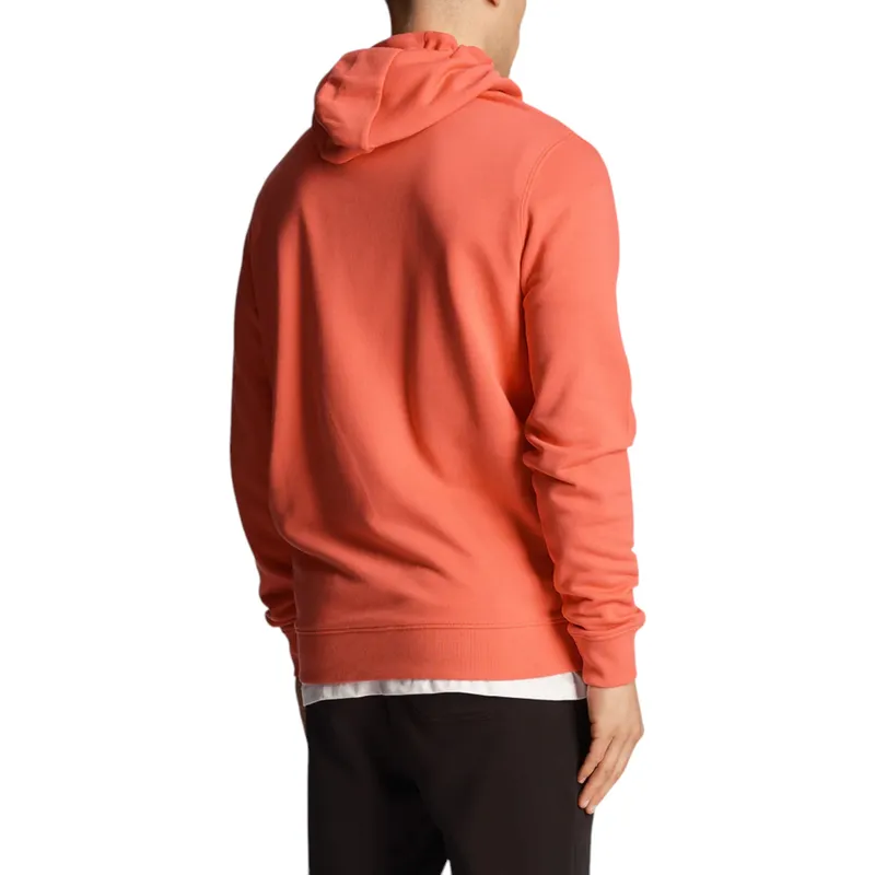 lyle & scott men pullover hoodies regular fit hot pink0
