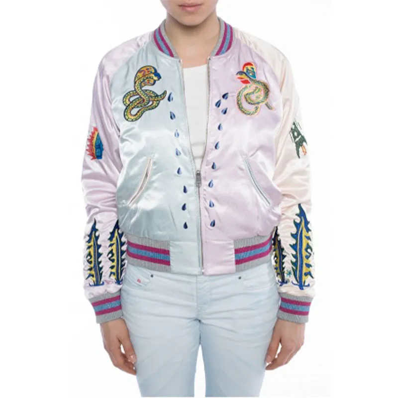 diesel g absol womens bomber jacket pink ladies reversible jacket0