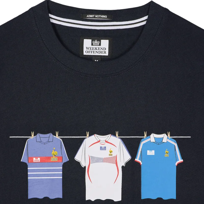 weekend offender france mens t shirts crew neck short sleeve navy0