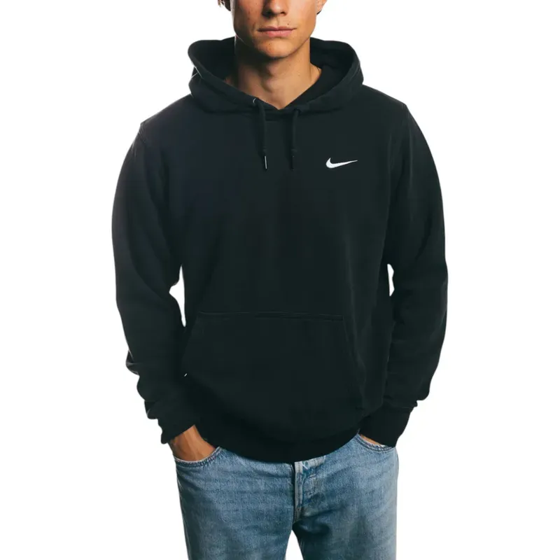 nike club mens fleece hoodie joggers winter pullover sportswear black0