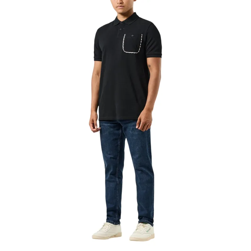 weekend offender spence mens polo shirts black0