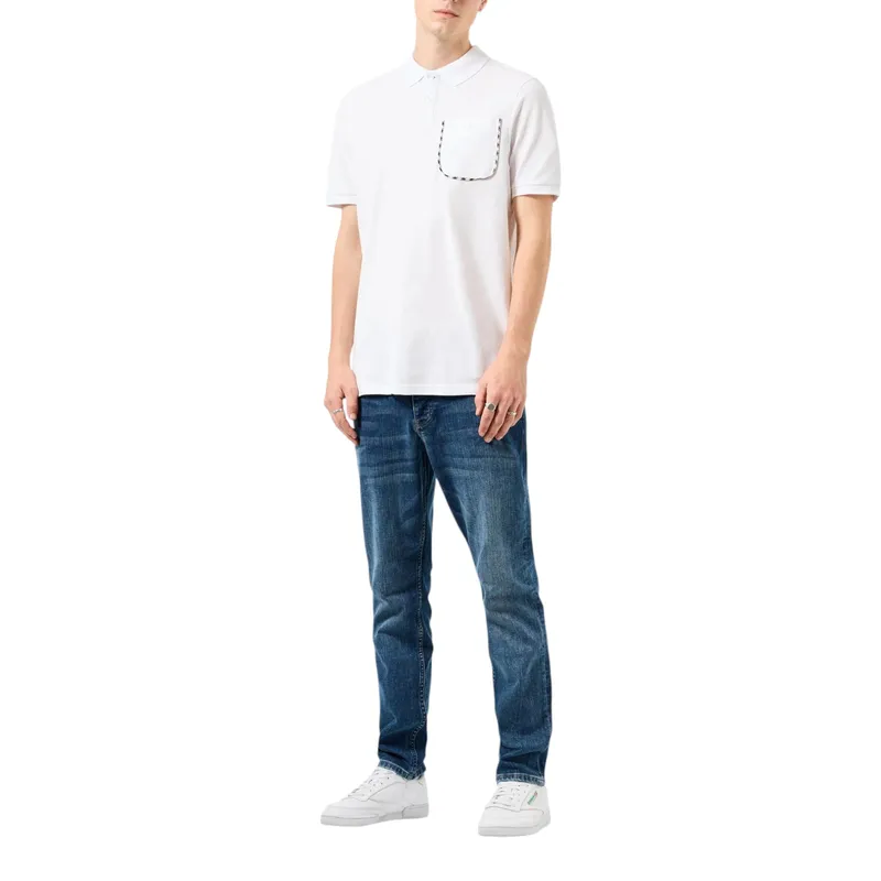 weekend offender spence mens polo shirts white0