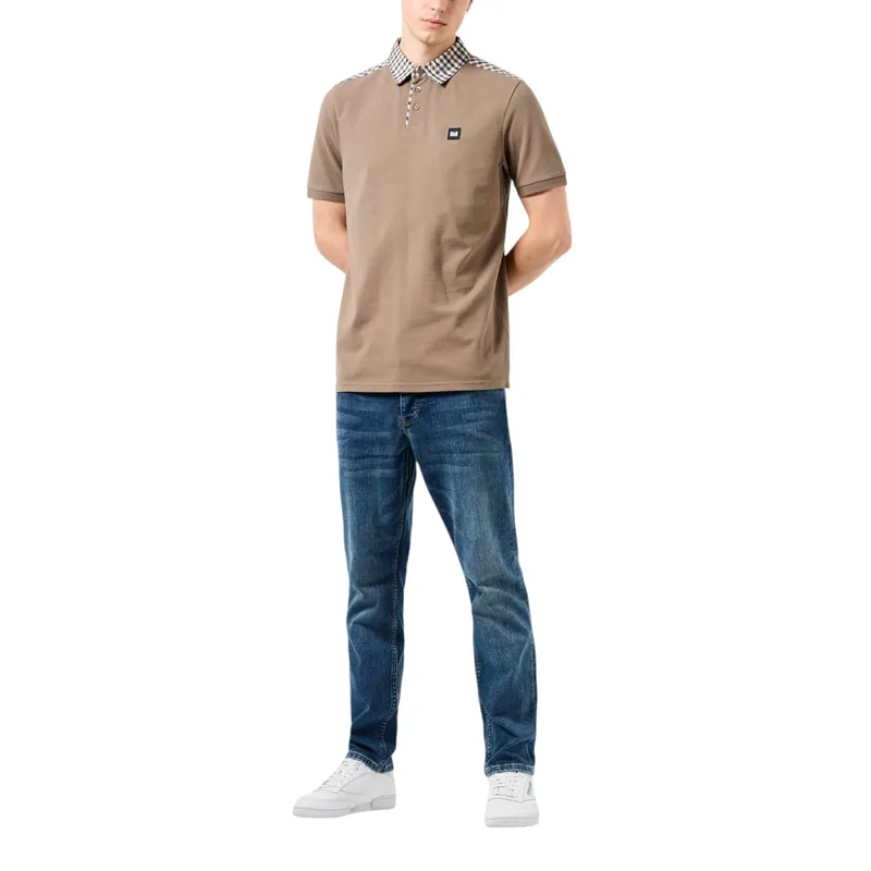 weekend offender costa mens polo shirts mocha brown0