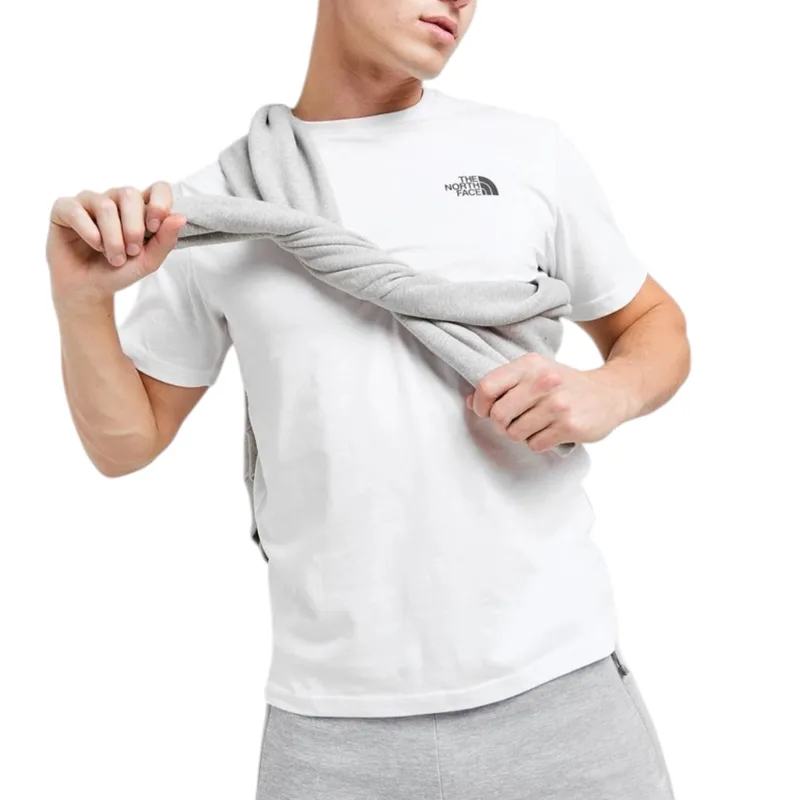 the north face t-shirt mens t shirt white0