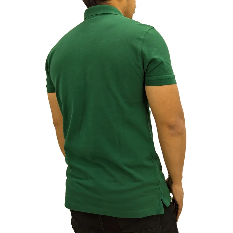 diesel t-smith-zip out rbawh mens polo shirts short sleeve green0