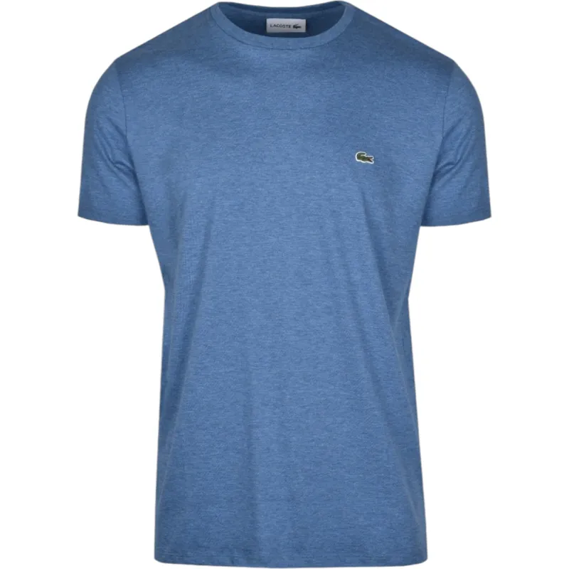 lacoste th6709 mens t shirts marl blue0