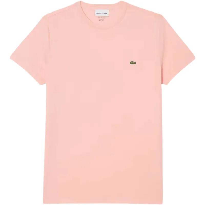 lacoste th6709 mens t shirts peach0