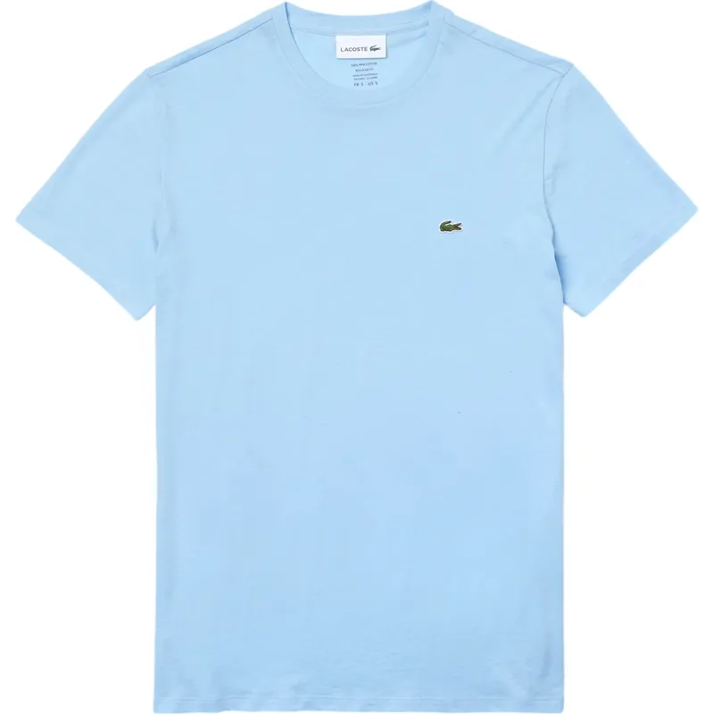 lacoste th6709 mens t shirts pale blue0