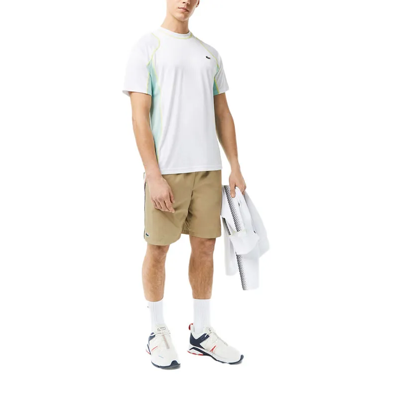lacoste mens tennis shirts tear resistant pique running top0
