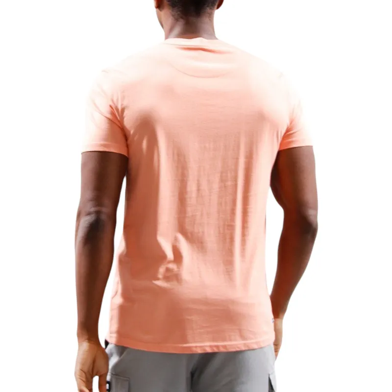weekend offender mens t shirts plain cotton tops peach0