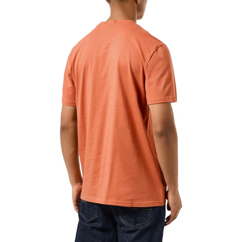 weekend offender mens t shirts plain cotton tops orange0