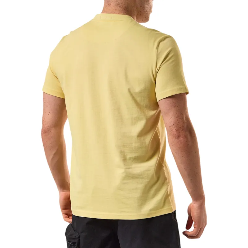 weekend offender mens t shirts plain cotton tops yellow0