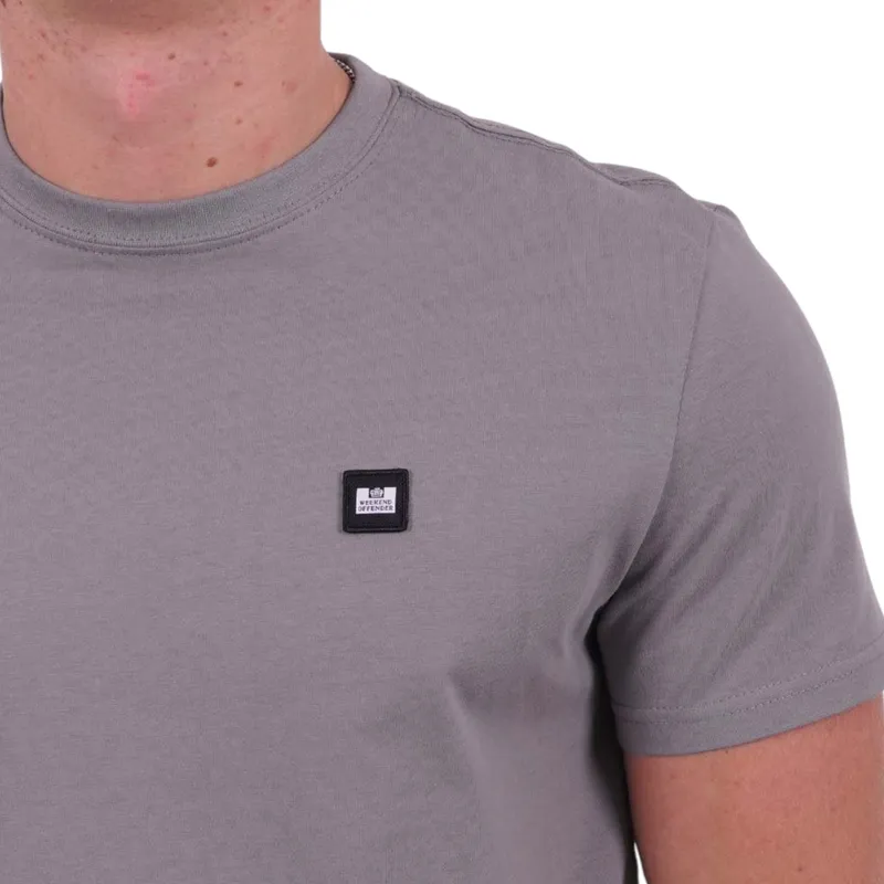 weekend offender mens t shirts plain cotton tops smoke grey0