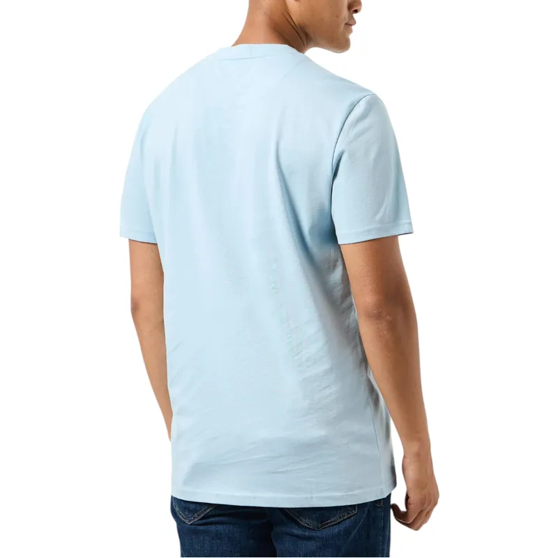 weekend offender mens t shirts plain cotton tops arctic blue0