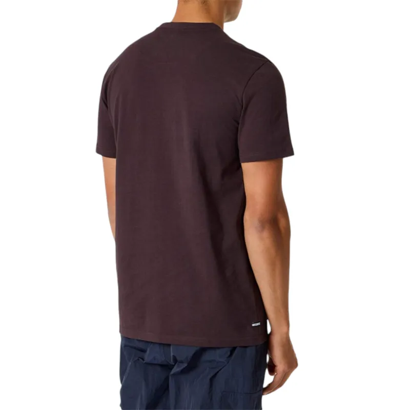weekend offender mens t shirts plain cotton tops maroon0