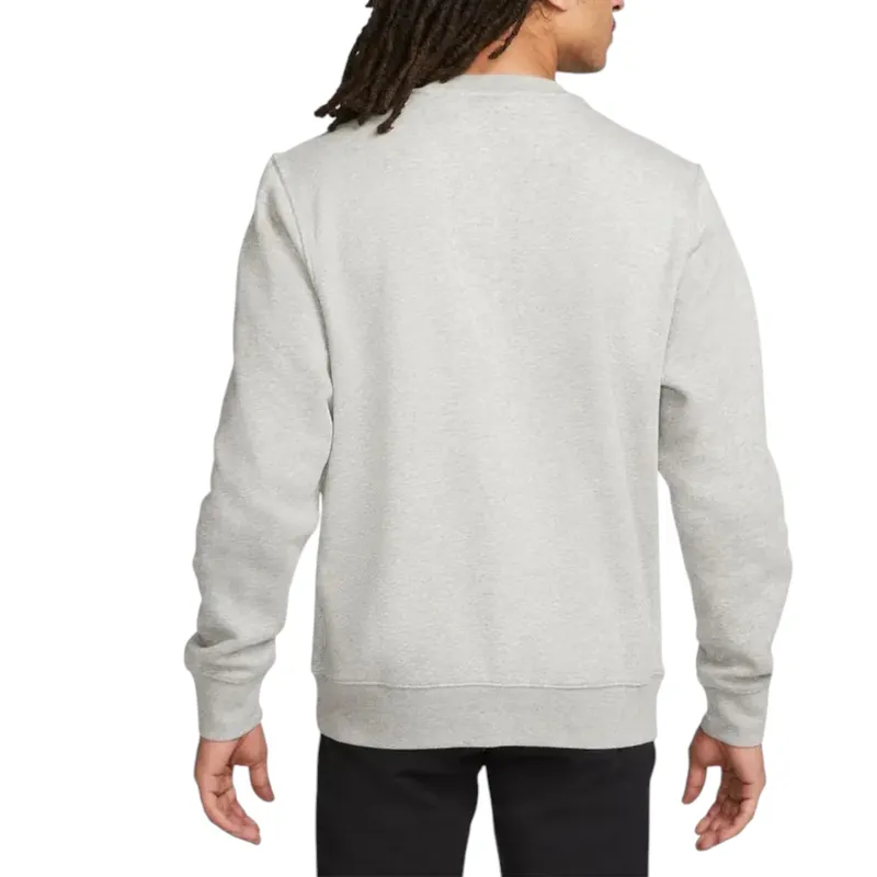 nike cw6902 swoosh park 20 mens fleece sweatshirt crew neck grey0
