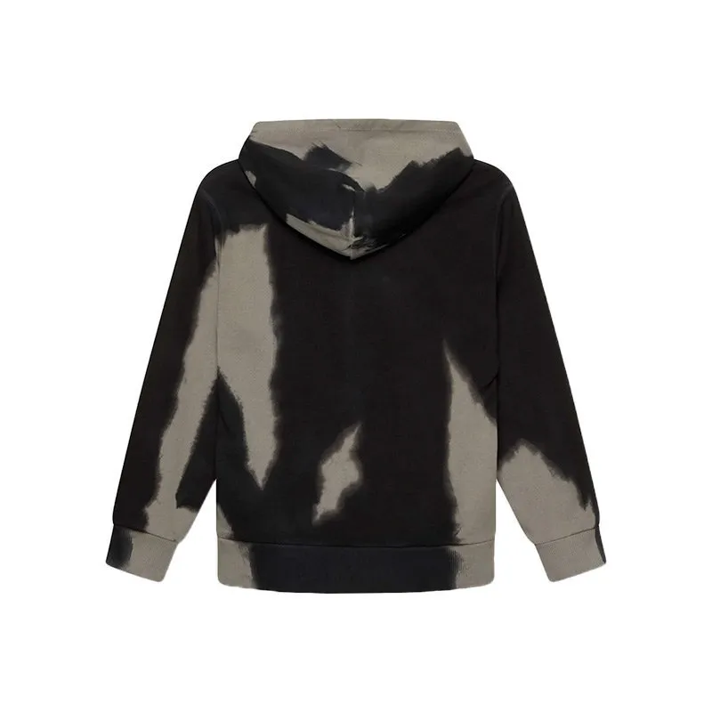 diesel snork unisex kids girls pullover fleece hoodie orange0
