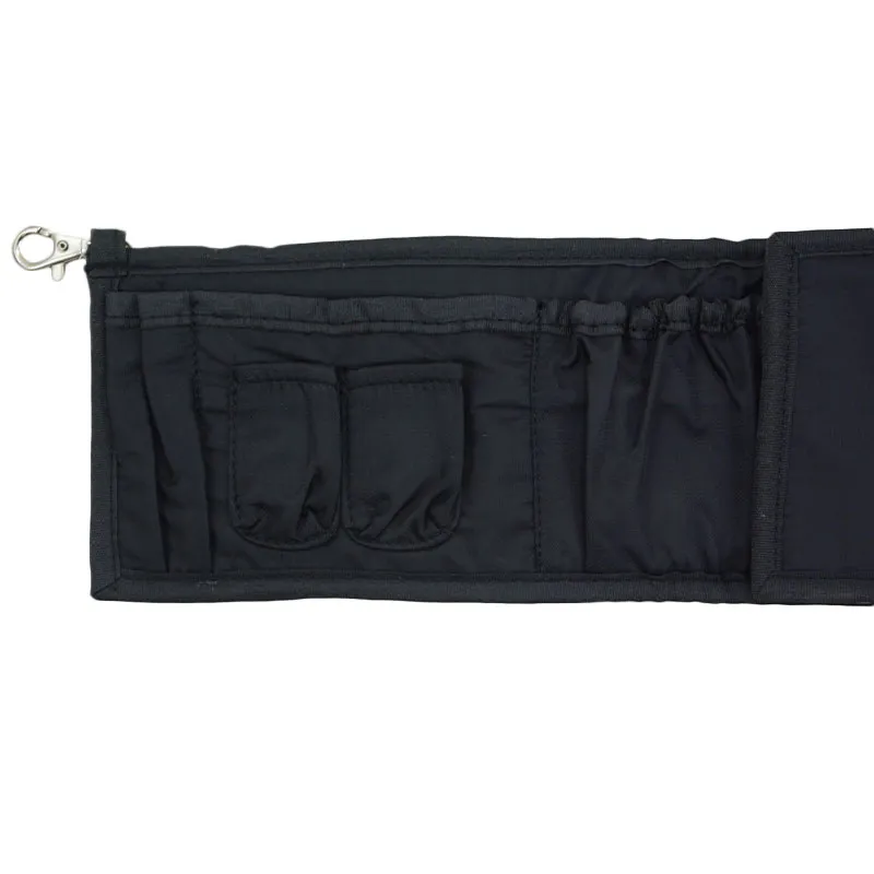 travel pouch organizer multifunctional foldable shower toiletry bag black0