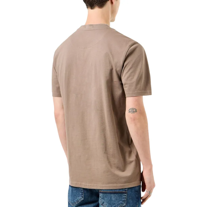weekend offender tambay smiley mens t shirts crew neck brown0