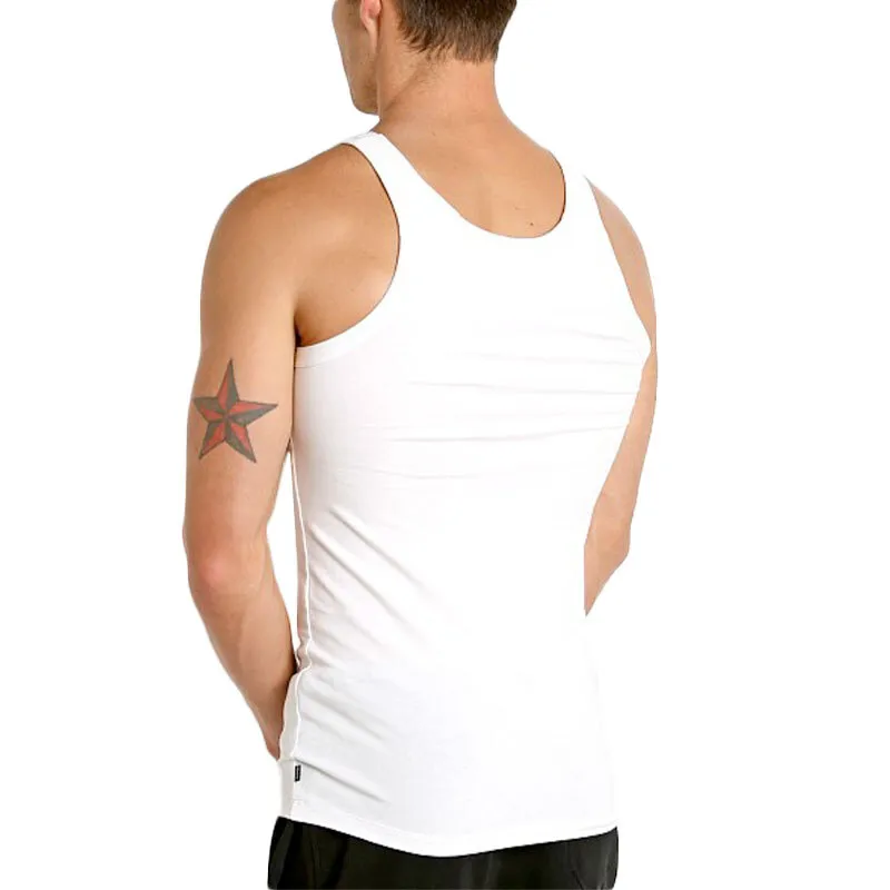 diesel bale single mens tank top 1 pack sleeveless vest white0