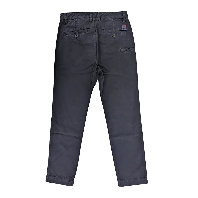 diesel p-jared a07101 mens chino trousers casual work pants navy0