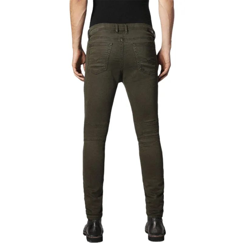 Diesel Bakari Ne 0684t Mens Denim Sweat Jogg Jeans Slim Skinny Fit