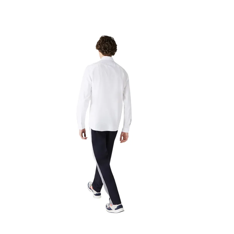 lacoste ch4976 mens oxford shirts long sleeve white0