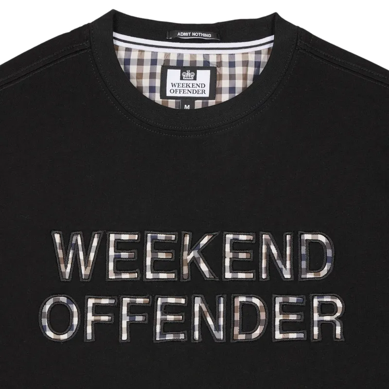 weekend offender tornaco mens t shirts crew neck black0