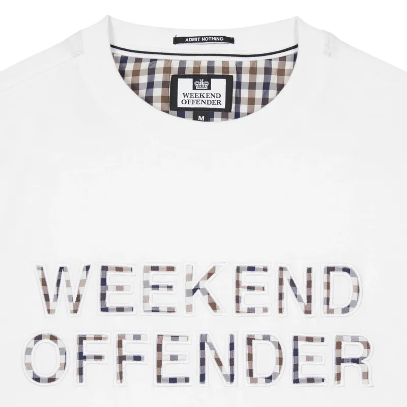weekend offender tornaco mens t shirts crew neck white0
