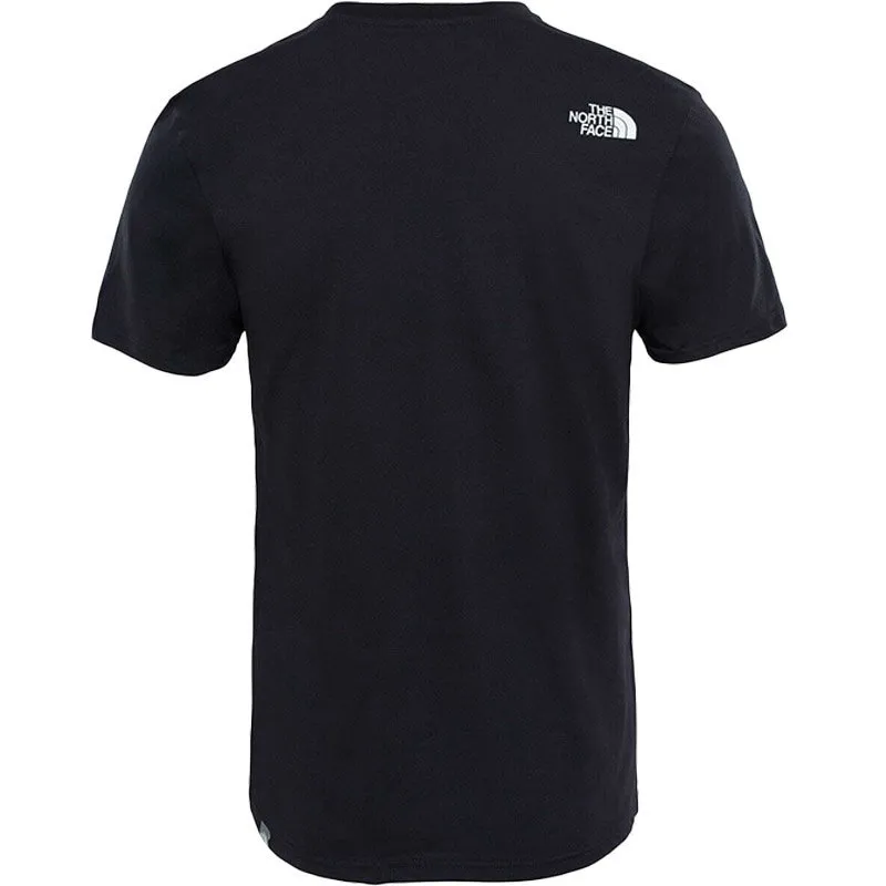 The North Face T shirt Mens Logo Short Sleeved Black Top Brand Outlet UK