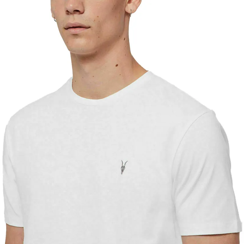 all saints mens t shirts casual summer cotton top white0