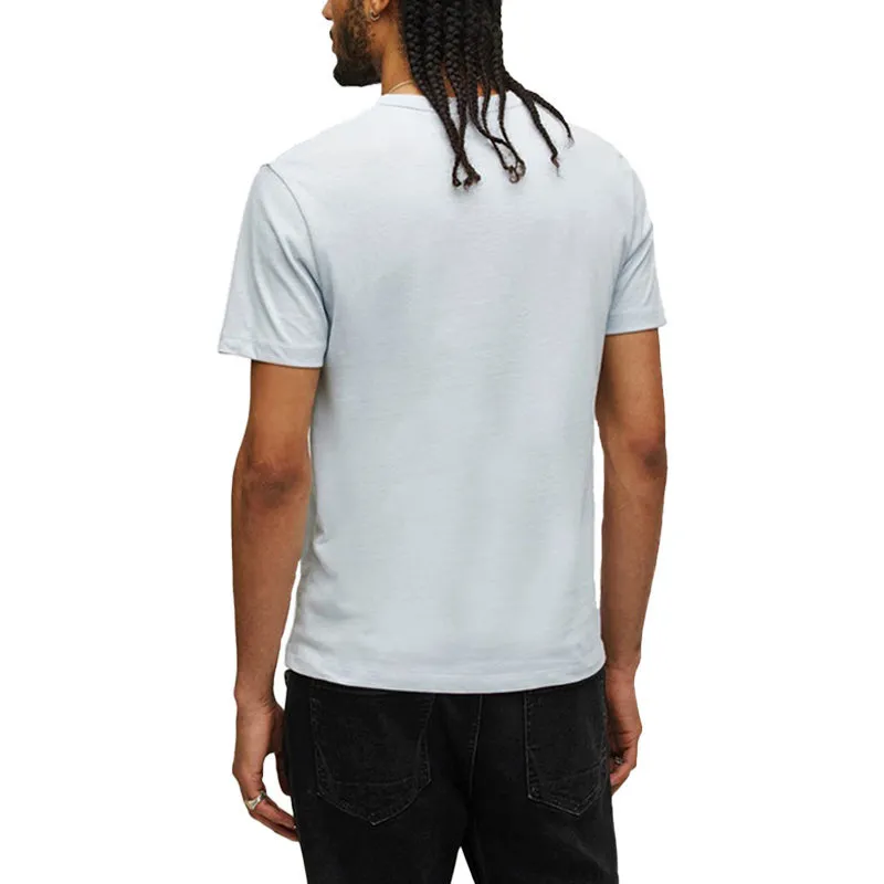 all saints mens t shirts casual summer cotton top sky blue0