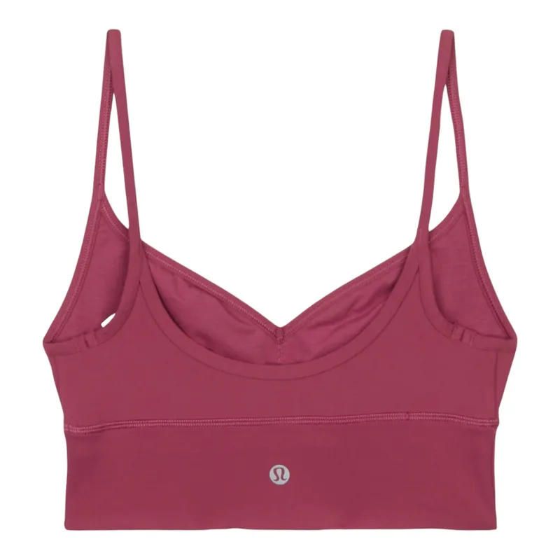 lululemon align sweetheart bra womens yoga bra narrow straps pink0