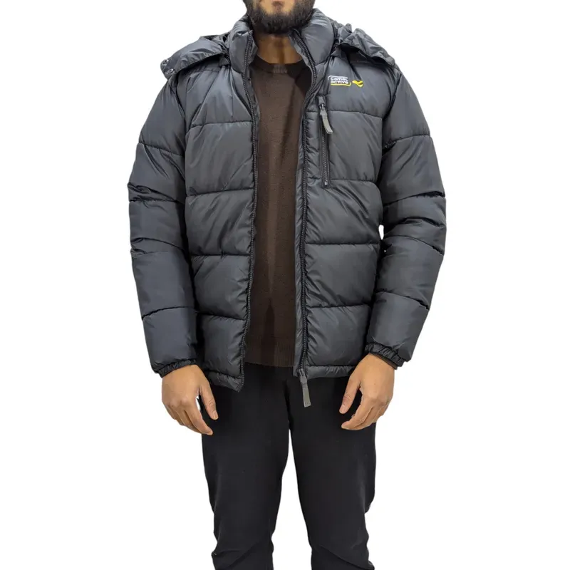 camel active mens puffer jacket padded detachable hood0