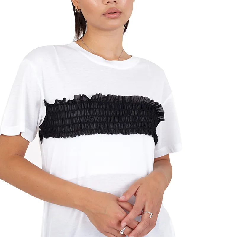 brave soul nicole womens oversized t shirts white and black0