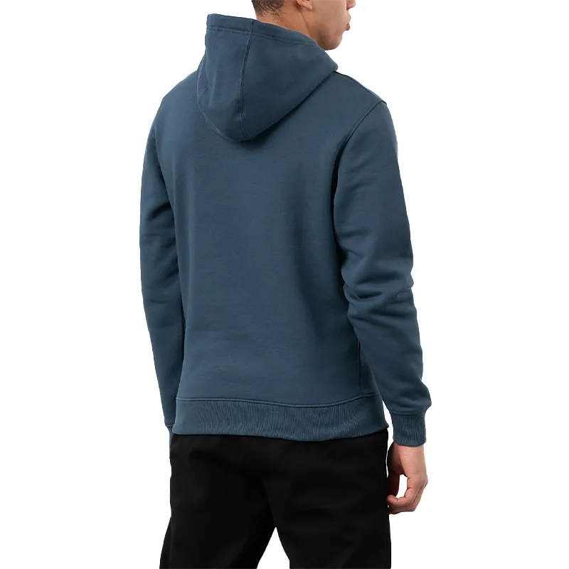 the north face drew peak fleece hoodie pullover winter blue0